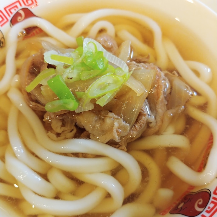 時短♡牛丼の具で♡あったか肉うどん♪